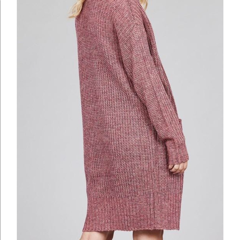 Oversized knitted cardigan - Picture 2 of 3